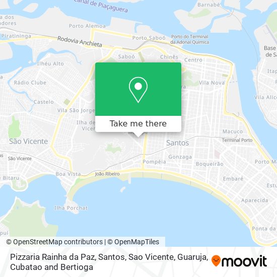 Pizzaria Rainha da Paz map