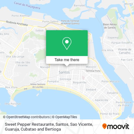 Sweet Pepper Restaurante map