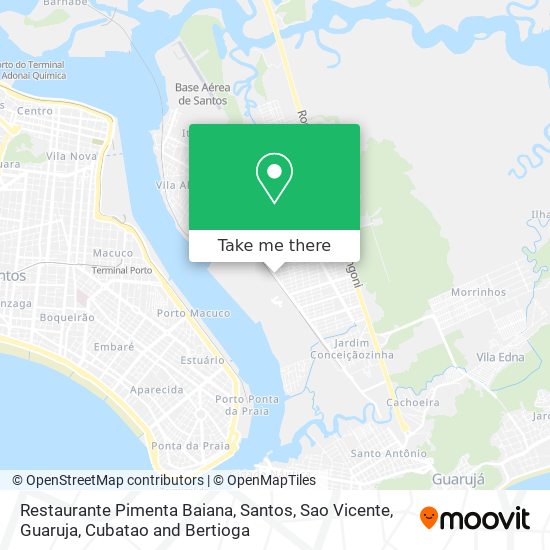 Restaurante Pimenta Baiana map