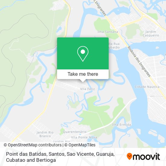 Point das Batidas map