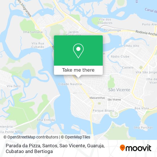 Parada da Pizza map
