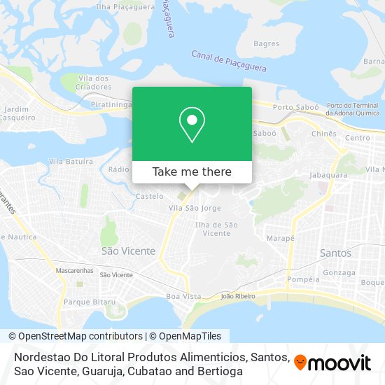 Nordestao Do Litoral Produtos Alimenticios map