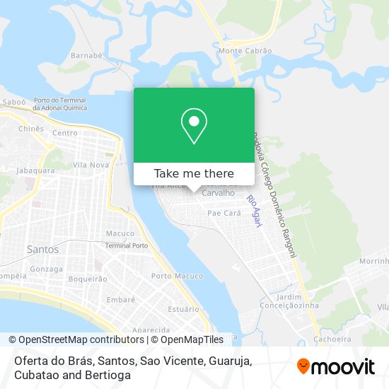 Mapa Oferta do Brás