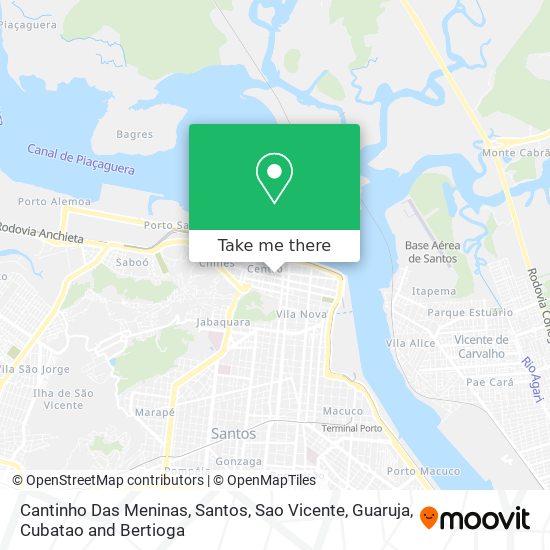 Cantinho Das Meninas map