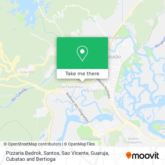 Pizzaria Bedrok map