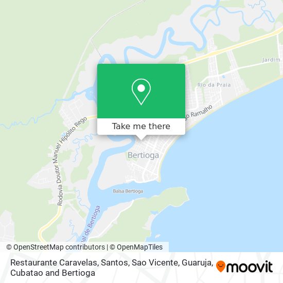 Restaurante Caravelas map