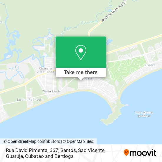 Rua David Pimenta, 667 map