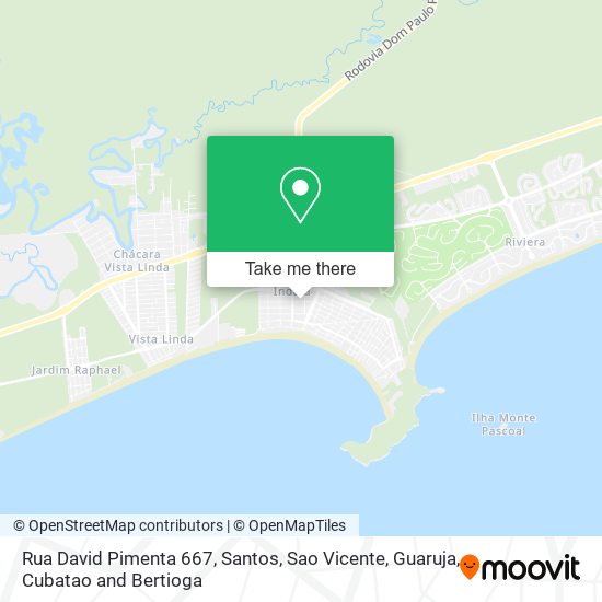 Rua David Pimenta 667 map