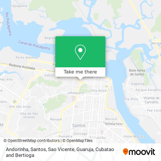 Andorinha map