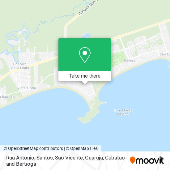 Rua Antônio map