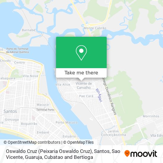 Oswaldo Cruz (Peixaria Oswaldo Cruz) map