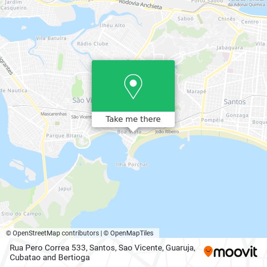 Mapa Rua Pero Correa 533