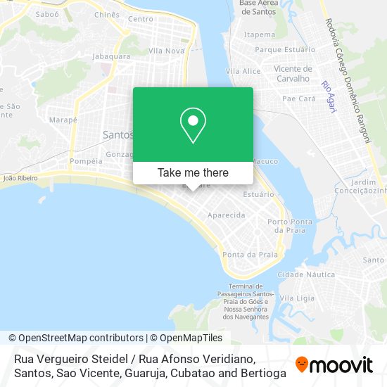 Rua Vergueiro Steidel / Rua Afonso Veridiano map