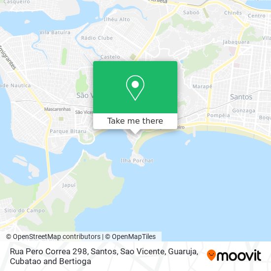Rua Pero Correa 298 map
