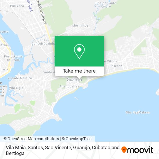 Vila Maia map