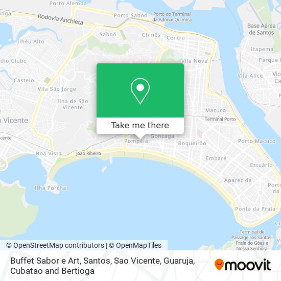 Buffet Sabor e Art map