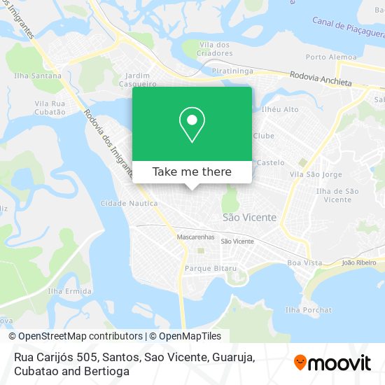 Rua Carijós 505 map