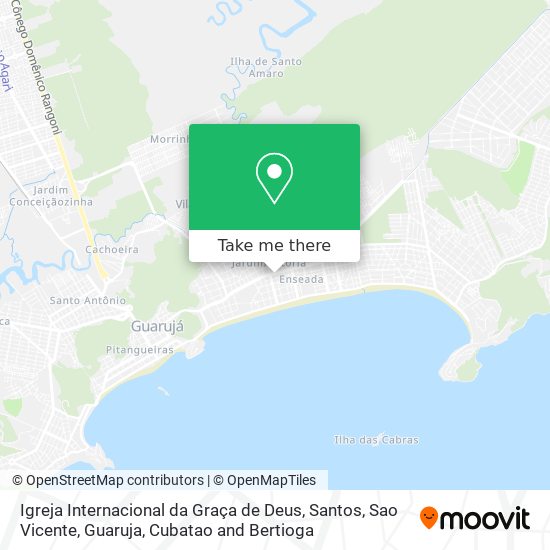 Igreja Internacional da Graça de Deus map