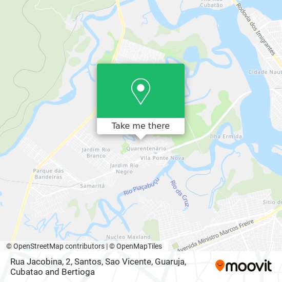 Rua Jacobina, 2 map