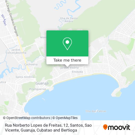 Rua Norberto Lopes de Freitas, 12 map