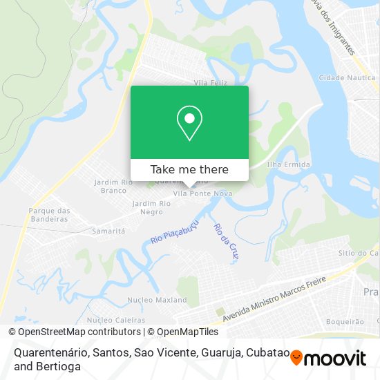 Quarentenário map