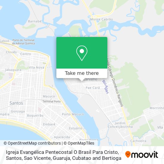 Igreja Evangélica Pentecostal O Brasil Para Cristo map