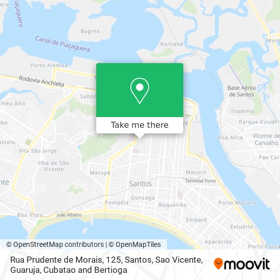 Rua Prudente de Morais, 125 map