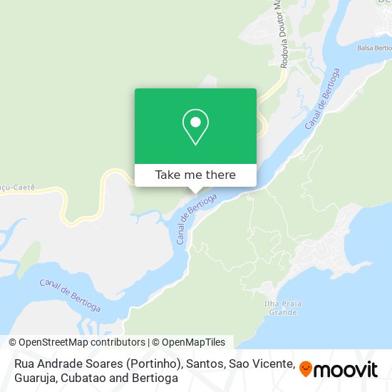 Mapa Rua Andrade Soares (Portinho)