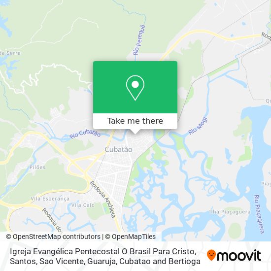 Igreja Evangélica Pentecostal O Brasil Para Cristo map