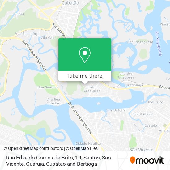 Rua Edvaldo Gomes de Brito, 10 map