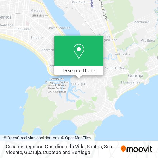 Casa de Repouso Guardiões da Vida map