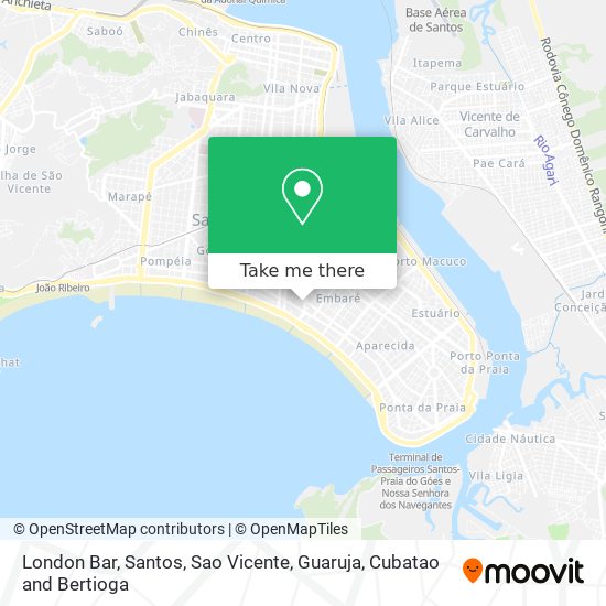 London Bar map
