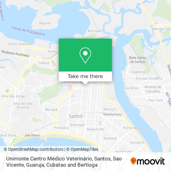 Unimonte Centro Médico Veterinário map