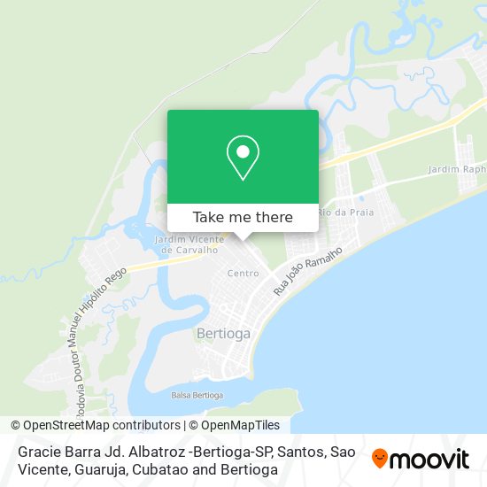 Gracie Barra Jd. Albatroz -Bertioga-SP map
