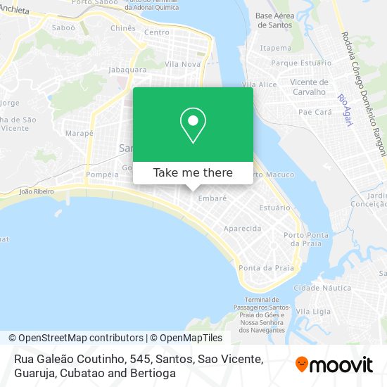 Mapa Rua Galeão Coutinho, 545