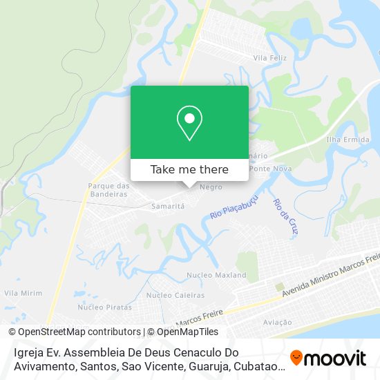 Igreja Ev. Assembleia De Deus Cenaculo Do Avivamento map