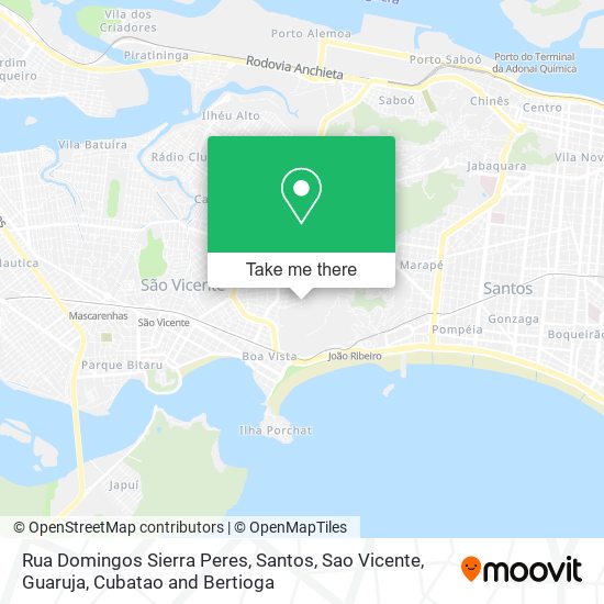 Rua Domingos Sierra Peres map