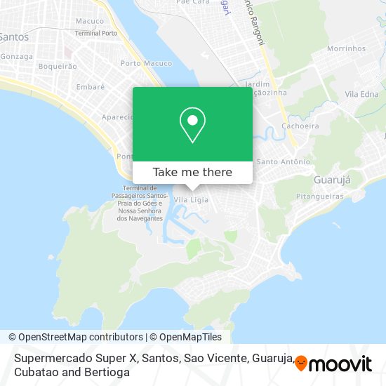 Supermercado Super X map