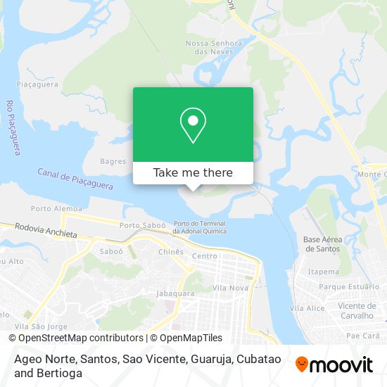 Ageo Norte map