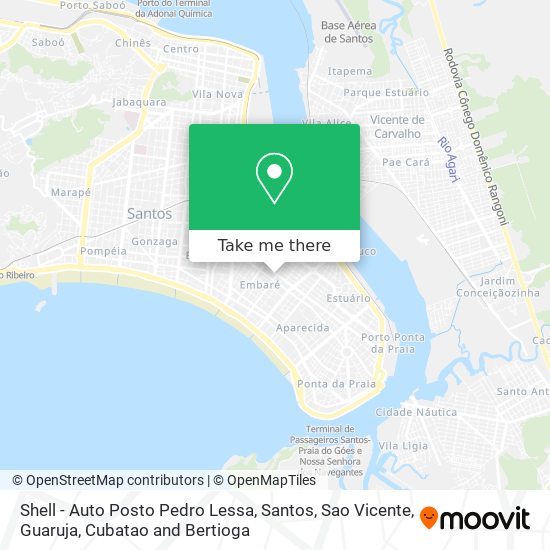 Shell - Auto Posto Pedro Lessa map