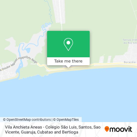 Vila Anchieta Aneas - Colégio São Luis map