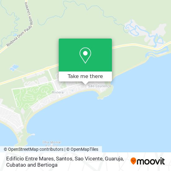 Edifício Entre Mares map