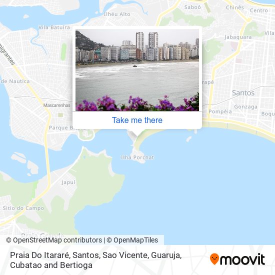 Praia Do Itararé map