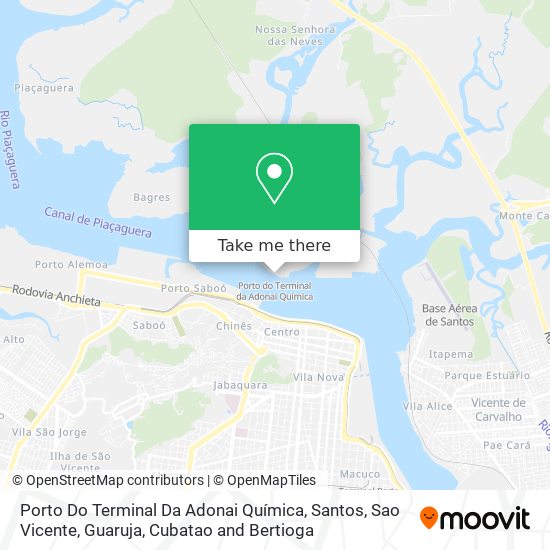 Porto Do Terminal Da Adonai Química map