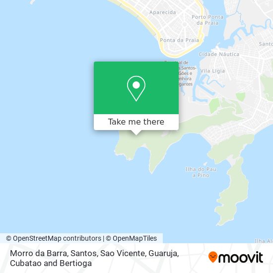Morro da Barra map