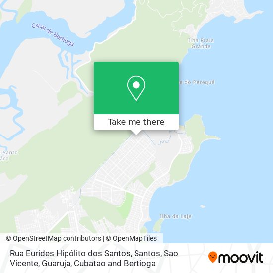 Mapa Rua Eurides Hipólito dos Santos