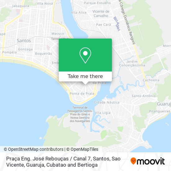 Praça Eng. José Rebouças / Canal 7 map