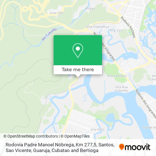 Rodovia Padre Manoel Nóbrega, Km 277,5 map