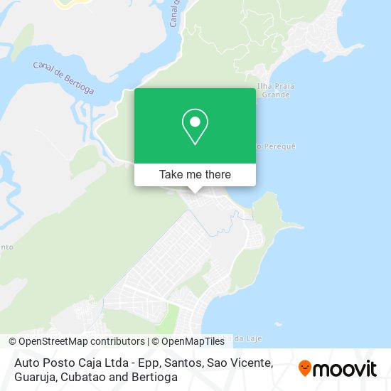 Mapa Auto Posto Caja Ltda - Epp