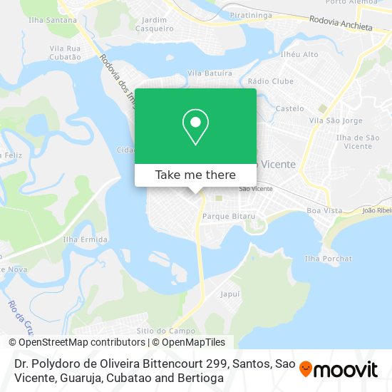 Mapa Dr. Polydoro de Oliveira Bittencourt 299